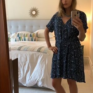 Forever 21 blue floral dress